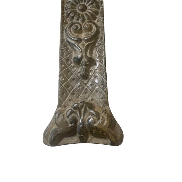 Elements Decorative Resin Cross Wall Hanging Carved Ready to Hand 10.5" x 7" - Picture 3 of 5